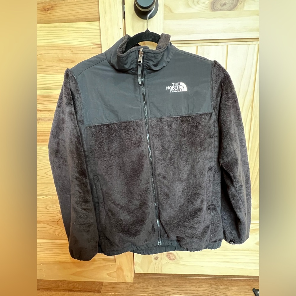 The North Face Black Fleece Full Zip Girls XL 18 (women’s Medium) GUC